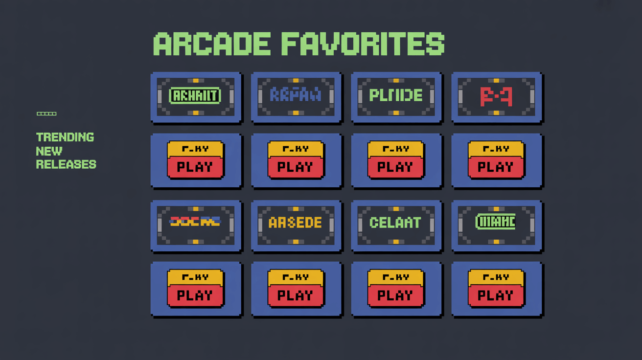 Game selection interface